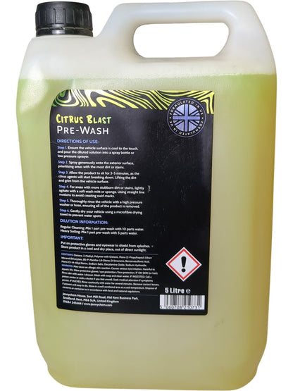 JennyChem | Citrus Blast Pre-Wash | 5 Litre