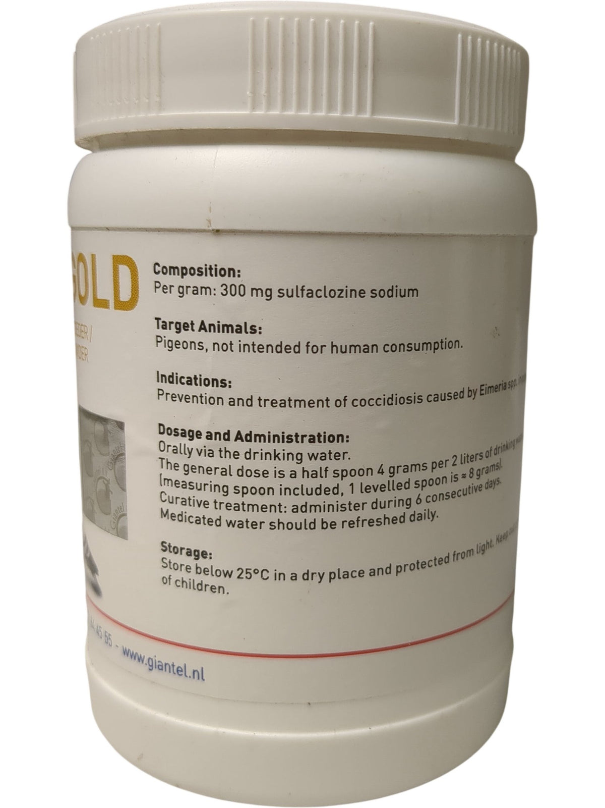 Giantel B.V. | Cocci-Gold Water Soluble Powder | 100g