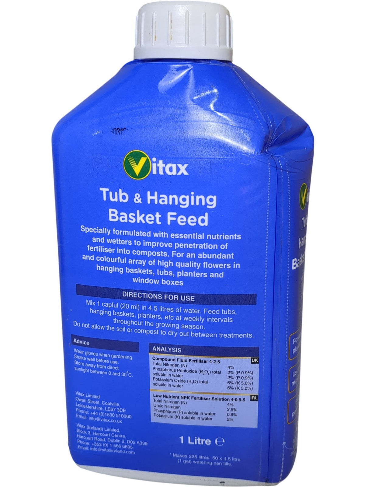 Vitax | Tub & Hanging Basket Feed | 1L
