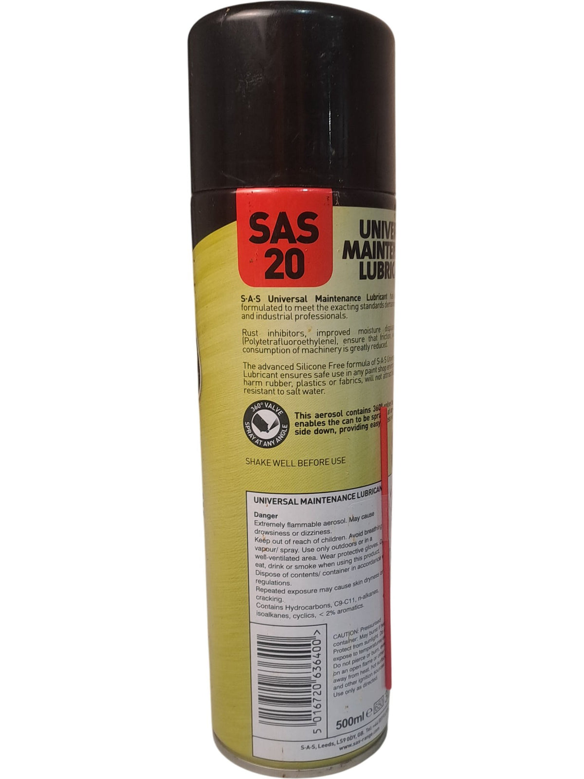 SAS | Universal Maintenance Lubricant | SAS 20 | 500ml