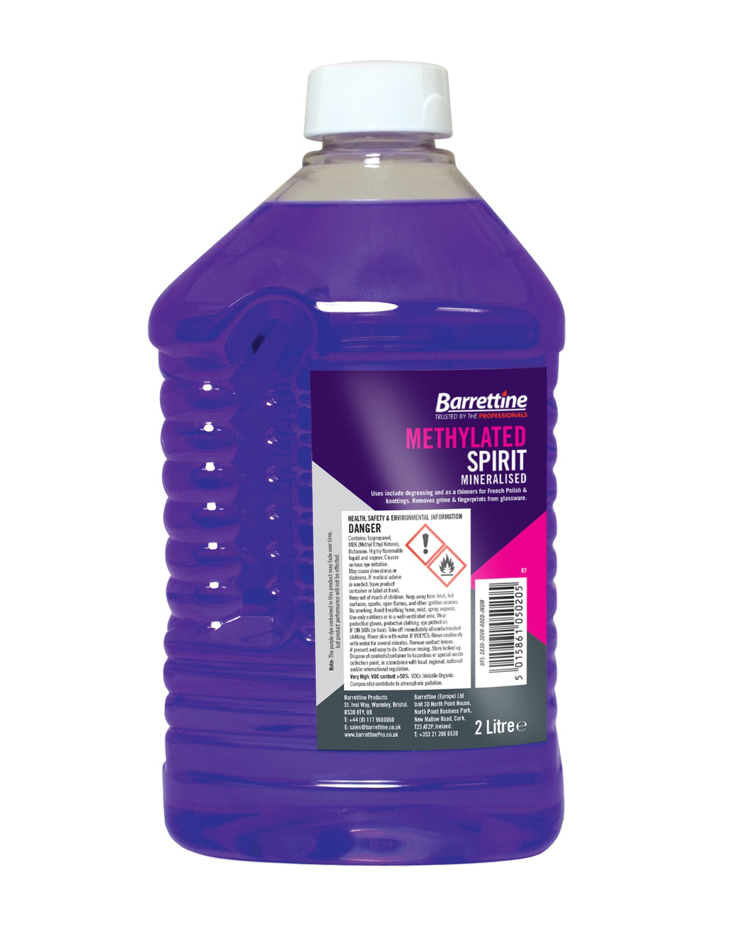 Barrettine| Methylated Spirit Mineralised| 2L