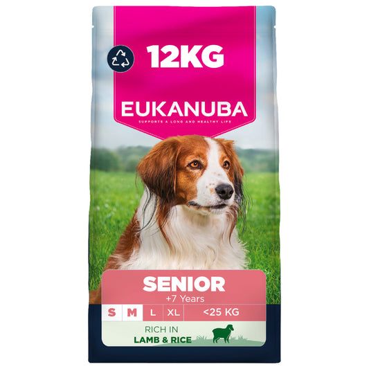 Eukanuba | S/M Senior | Lamb & Rice | 12kg