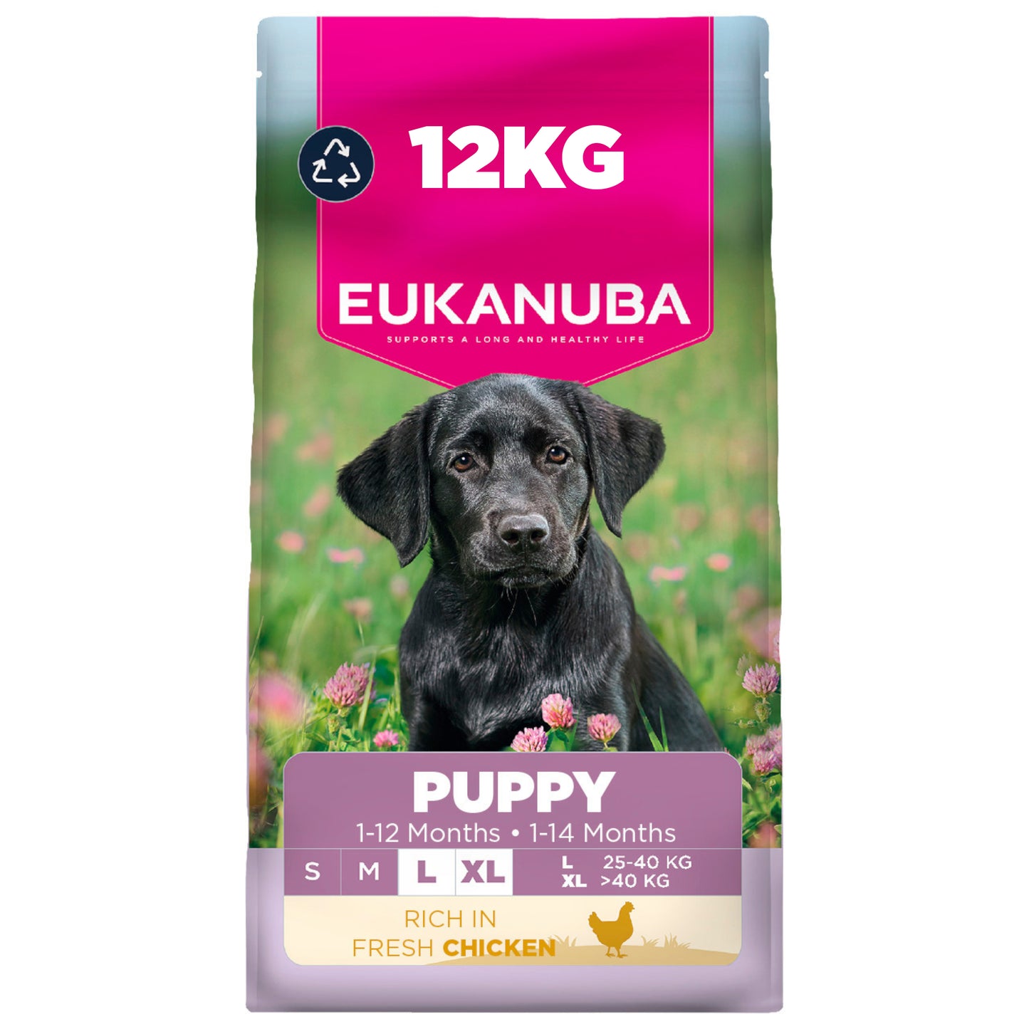 Eukanuba| Puppy L/XL Dry- Chicken- No Artificial Colours- 12kg