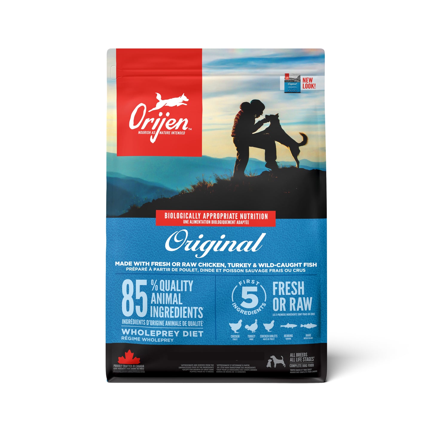 Orijen Dog| Original- With Chicken/Turkey/Fish- 2kg