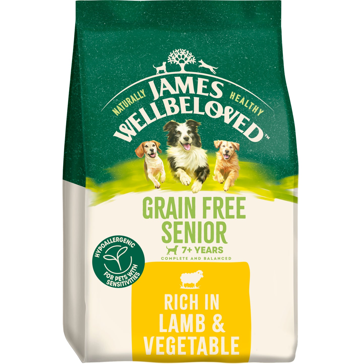 James Wellbeloved | Grain Free Senior | Lamb & Veg | 10kg