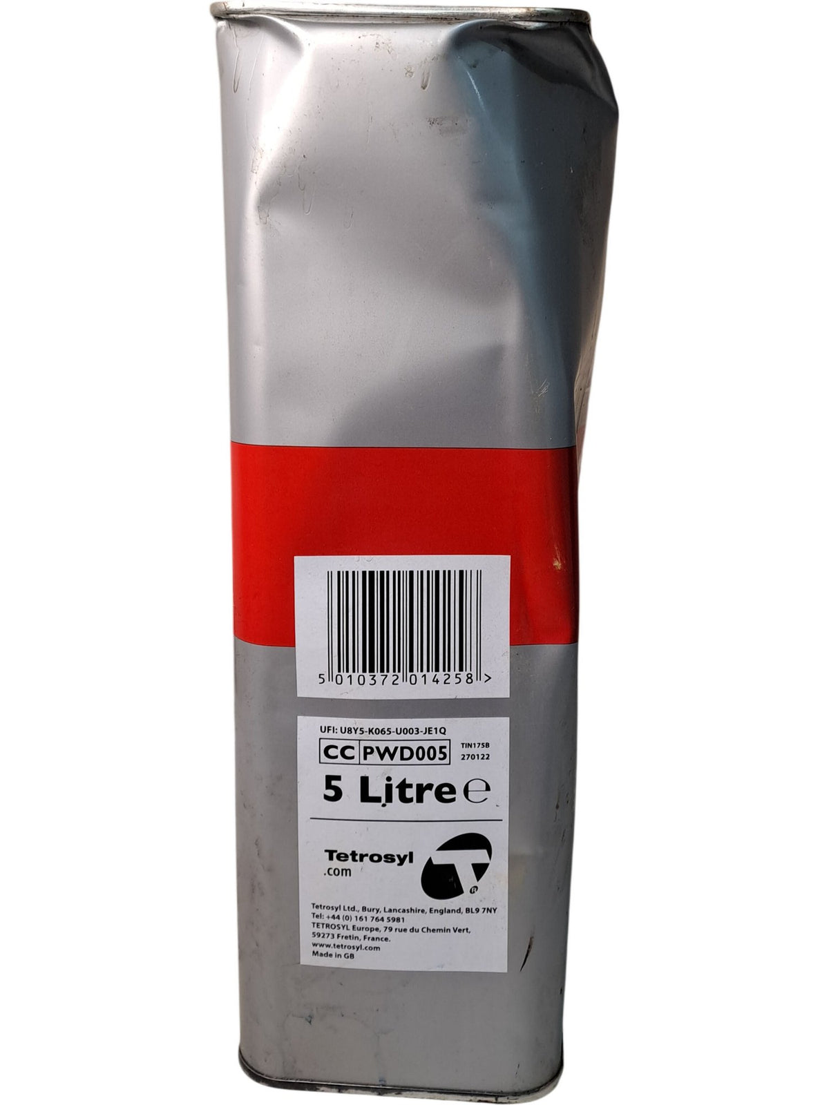 Tetrosyl | Pre Wipe Degreaser | 5 Litre