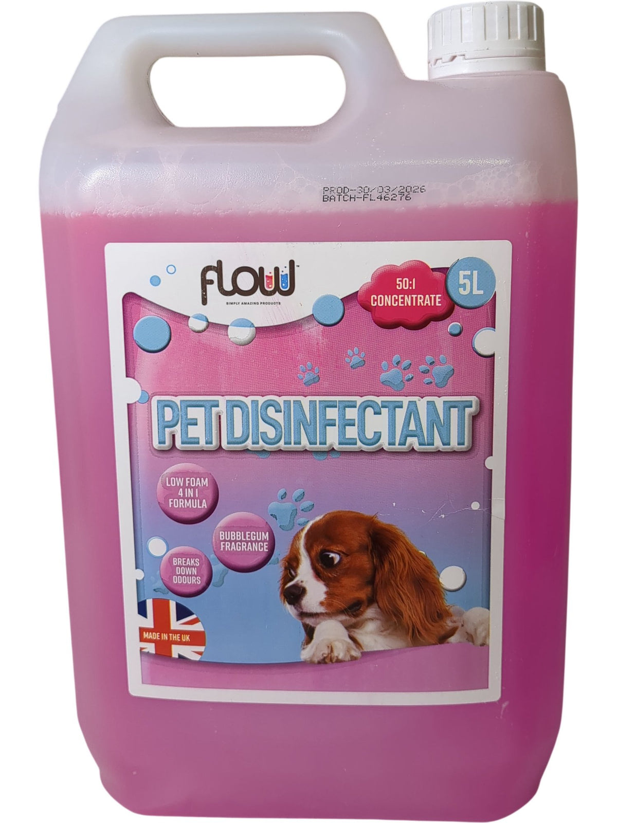 Flow | Pet Disinfectant | 50:1 Concentrate | 5L