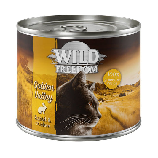 Wild Freedom Adult Multibuy 12 X 200g - Golden Valley - Rabbit & Chicken