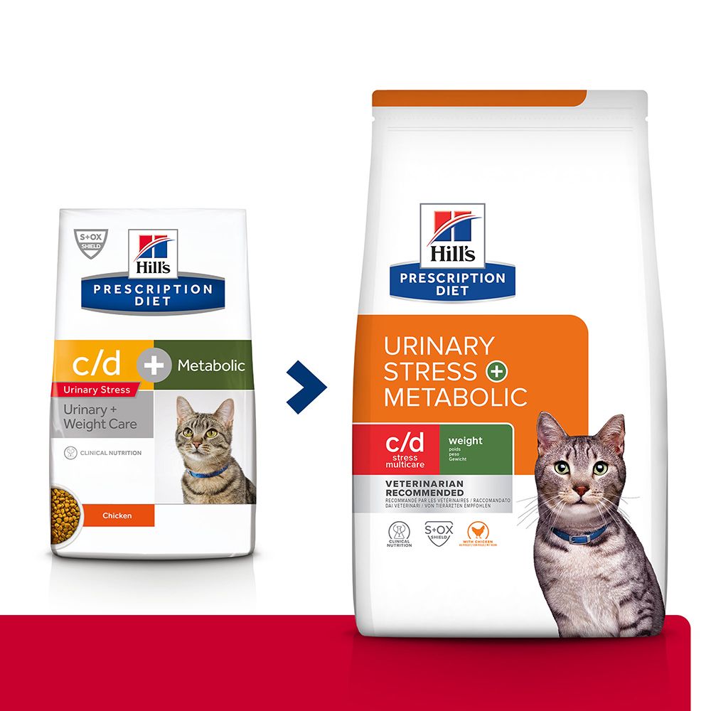 Hill's Prescription Diet C/d Urinary Stress + Metabolic - Chicken - 3kg