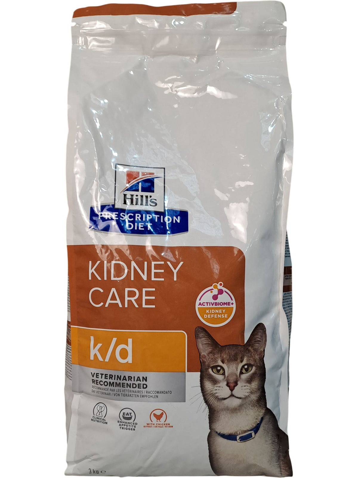Hill's | Prescription Diet Kidney Care k/d Cat Food | 3kg | Chicken