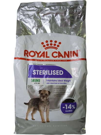Royal Canin | Sterilised Mini Dog Food | 3kg