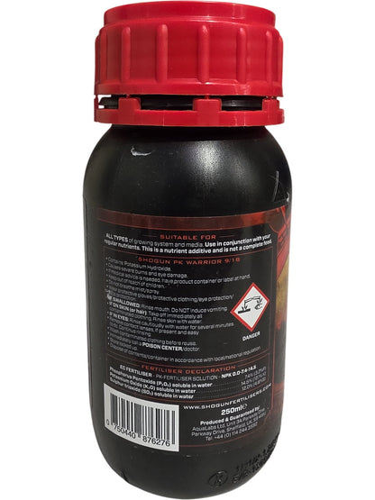 Shogun Fertilisers | PK Warrior 9/18 | 250ml