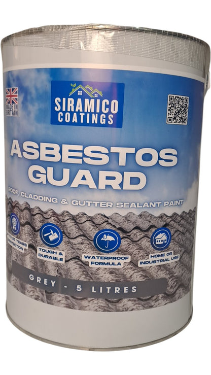 Siramico Coatings | Asbestos Guard Sealant Paint | 5 Litres