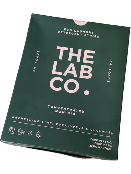 The Lab Co. | Eco Laundry Detergent Strips | 64 Loads