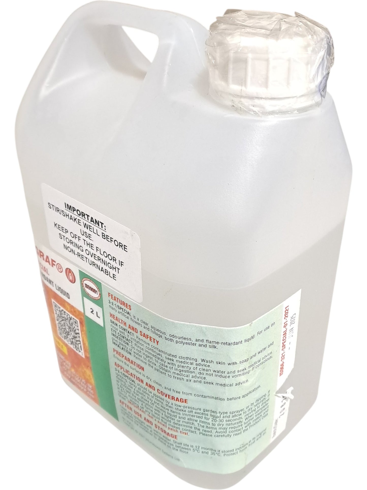 Envirograf | Clear Flame Retardant Liquid | 3-2-1 Special | 2L