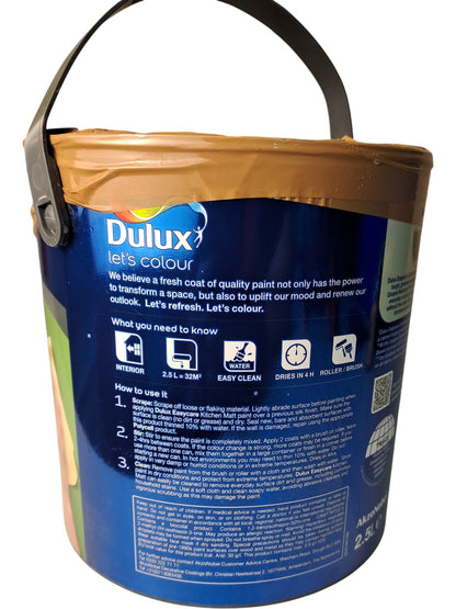 Dulux | EasyCare Kitchen Paint | Pure Brilliant White | 2.5L