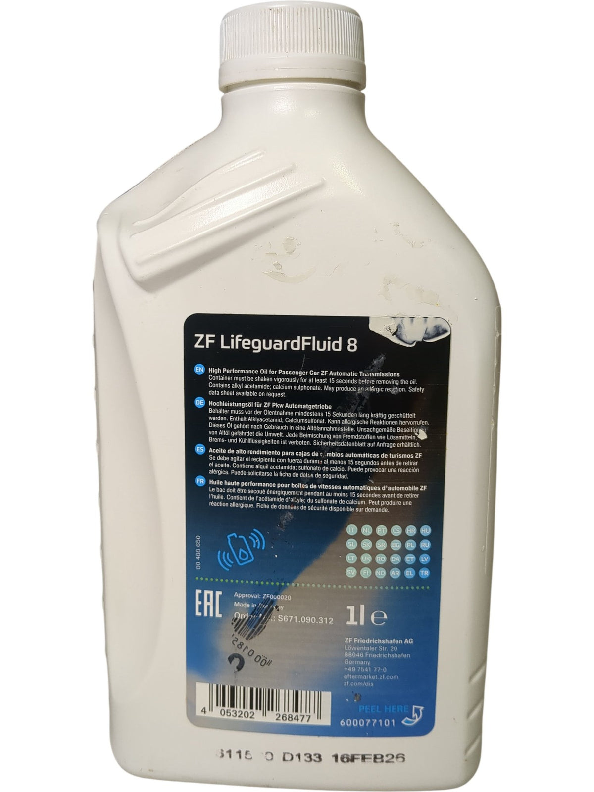 ZF | Lifeguard Fluid 8 | 1L