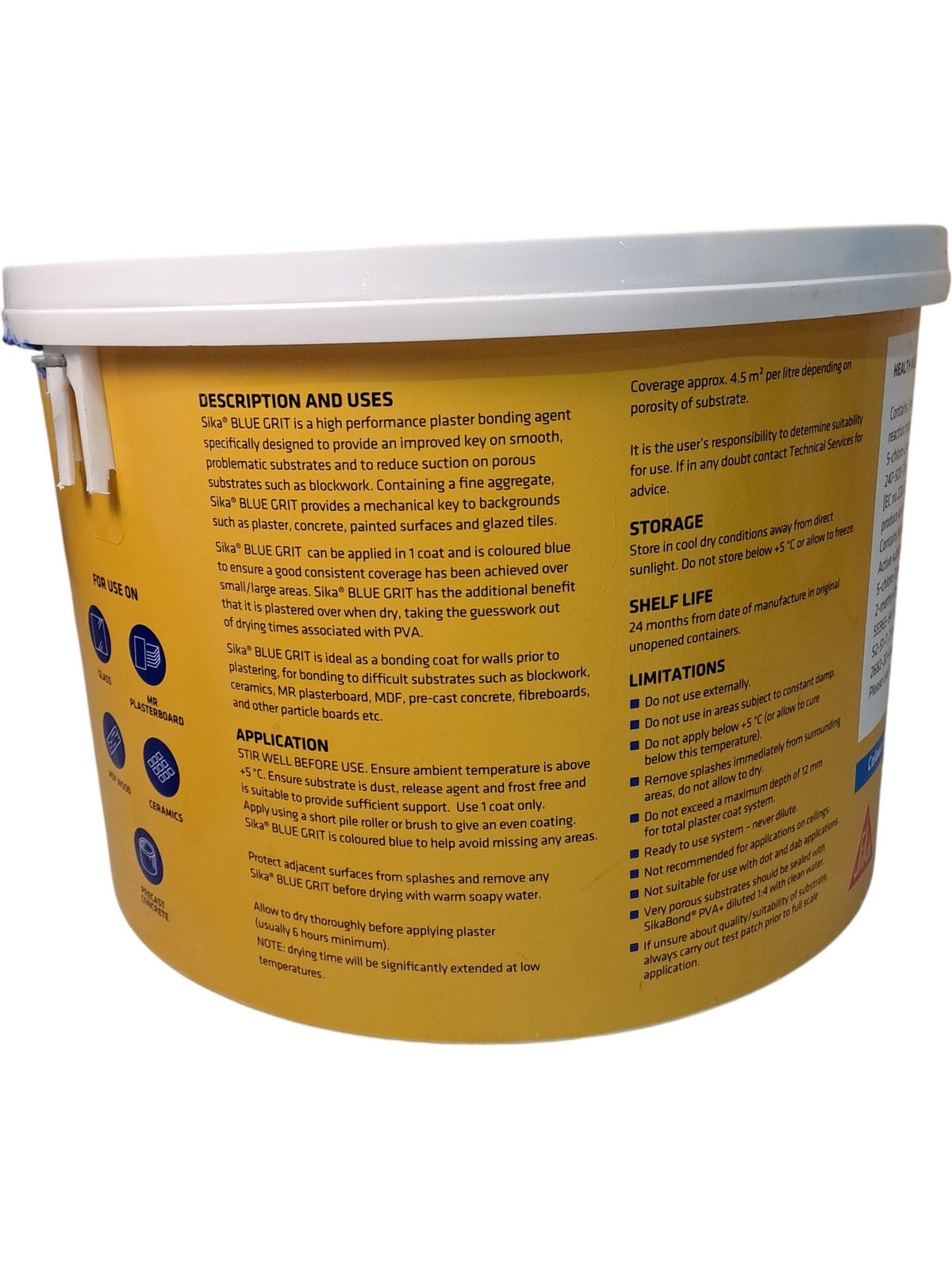 Sika | Blue Grit Plaster Bonding Agent | 10 Litres
