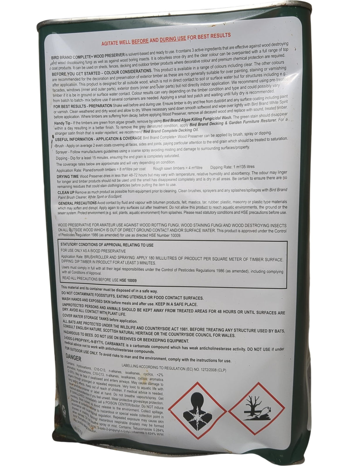 Bird Brand | Complete+ Superior Wood Preserver | Golden Brown | 5L