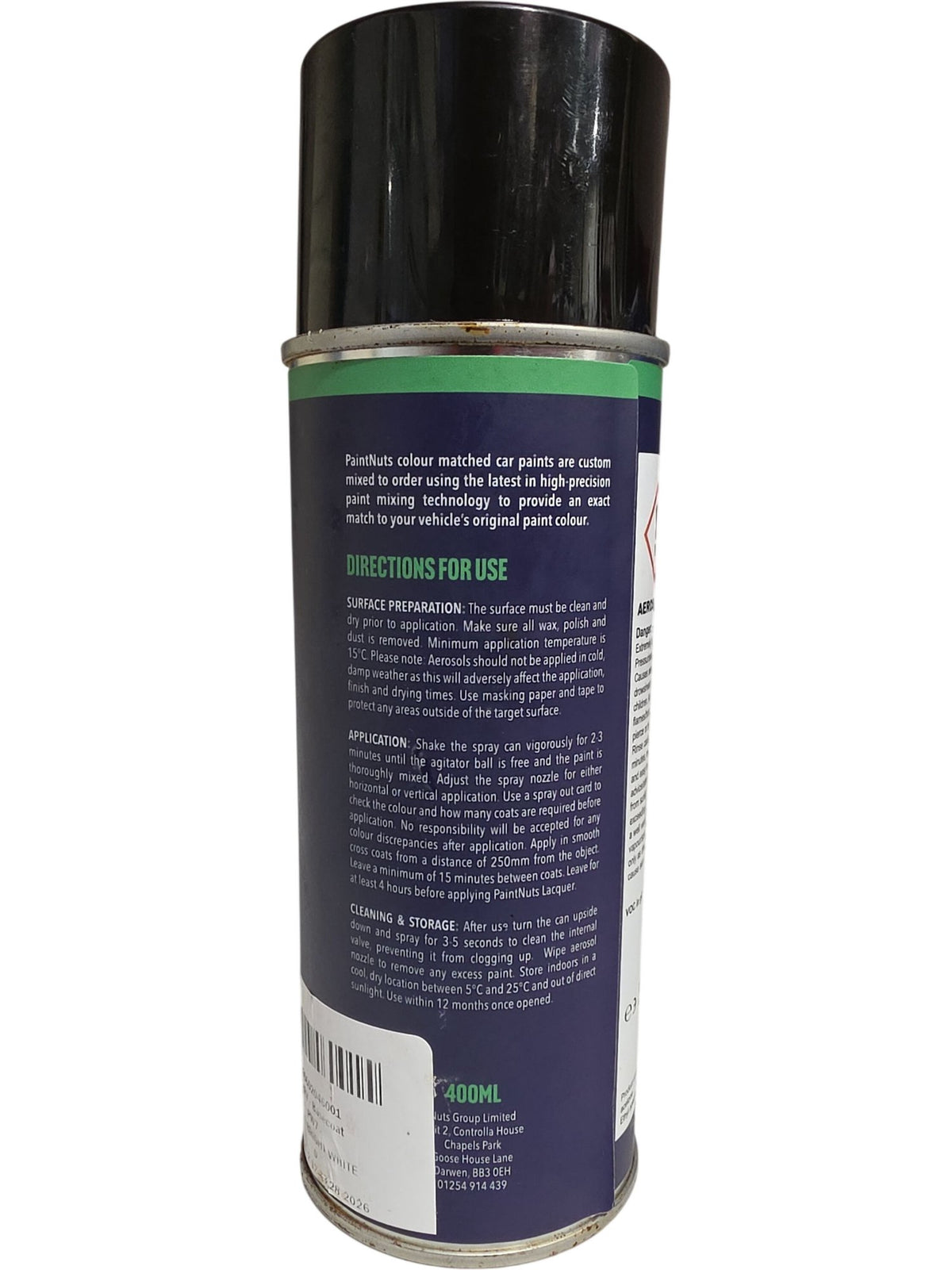 Paintnuts | Car Touch Up Paint | Basecoat Bright White | 0.08L