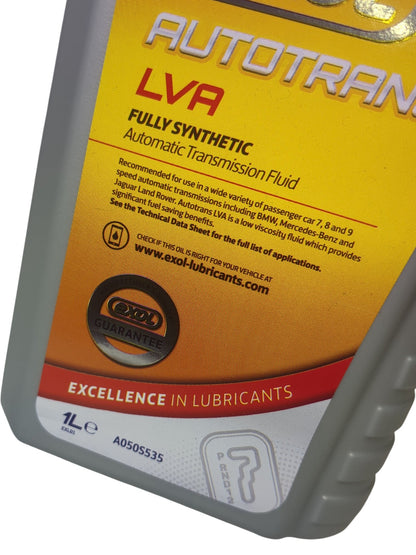 Exol | Autotrans LVA Fully Synthetic Automatic Transmission Fluid | 1L