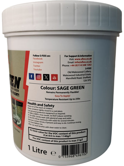 S-FIX | Evergreen Rust Converter Sage Green | 1 Litre