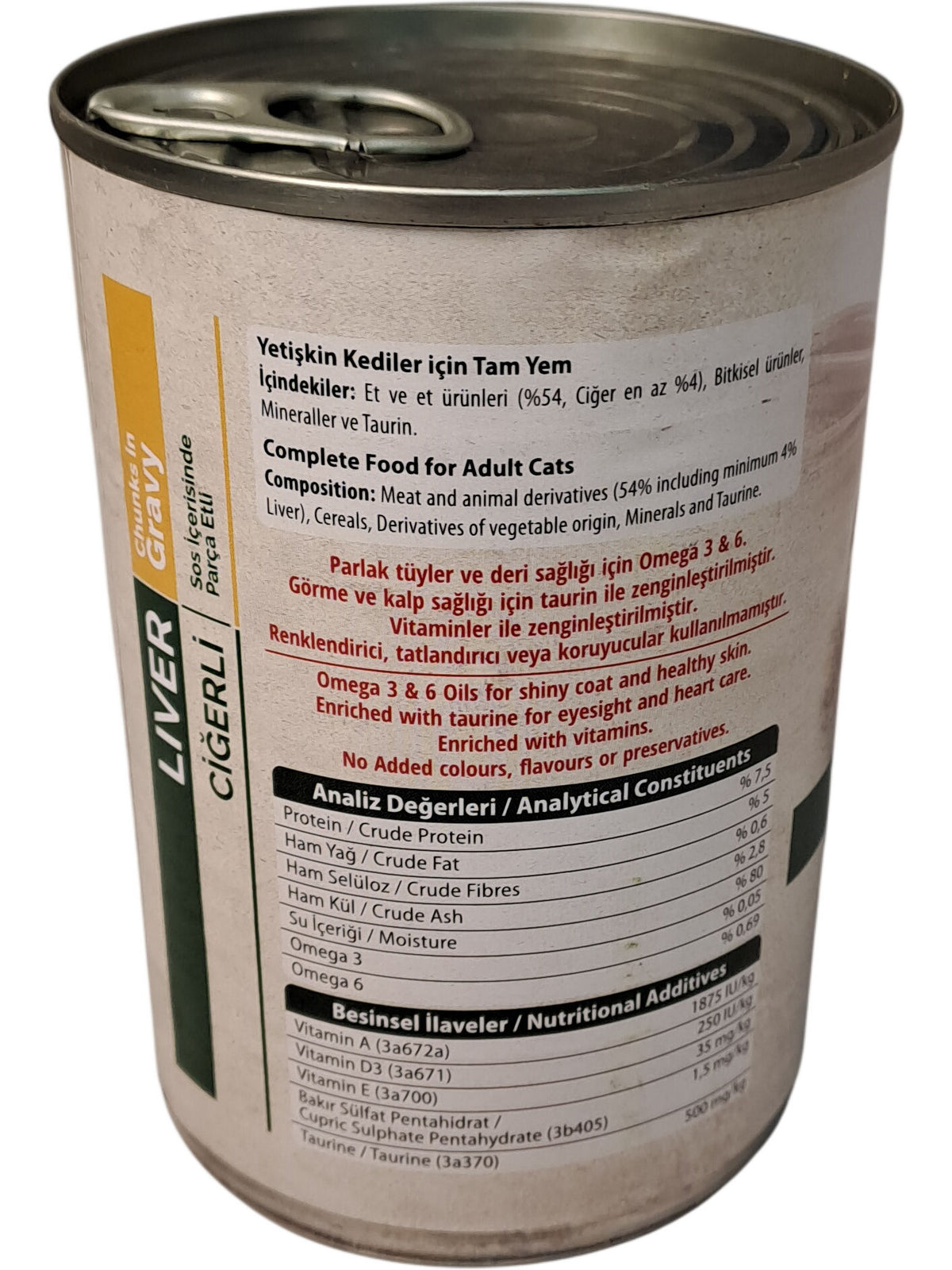 BonaCibo | Cat Food | Liver Chunks in Gravy | 400g