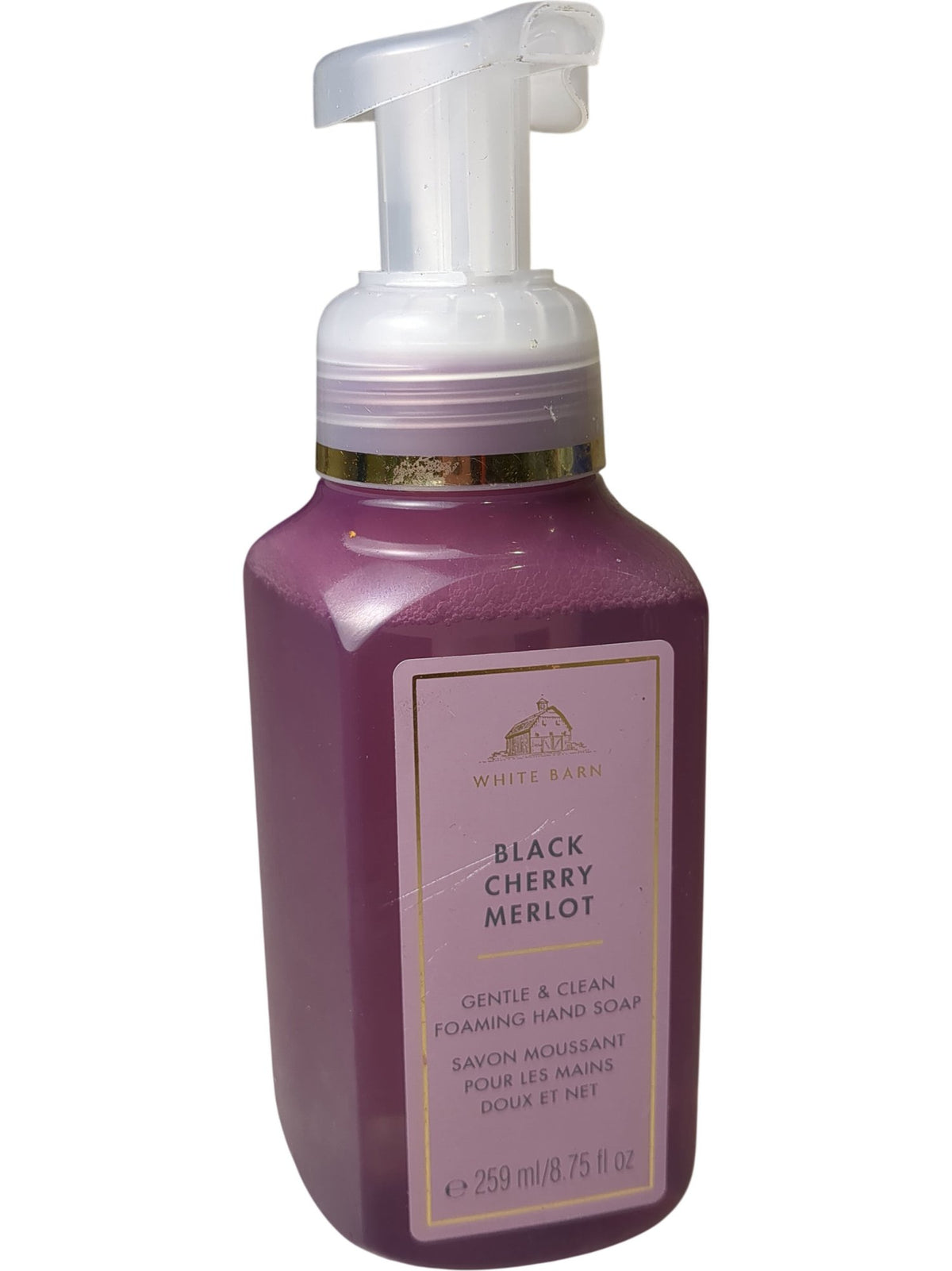 White Barn | Gentle & Clean Foaming Hand Soap | Black Cherry Merlot | 259ml