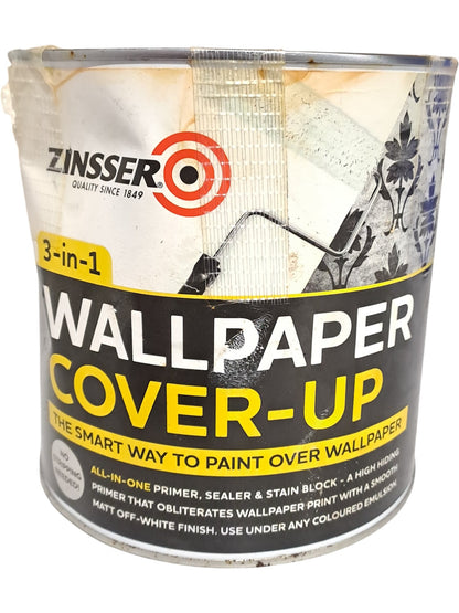 Zinsser | Wallpaper Cover-Up | 3-in-1 Primer Sealer | 2.5L