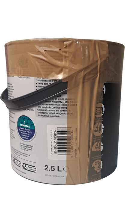 Crown | Easyclean Kitchen Paint | Emerald Vision | 2.5L