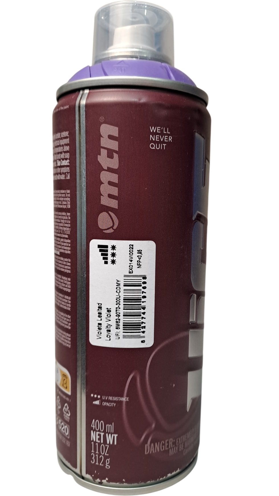 MTN | Vice Spray Paint | Lovely Violet | 400ml