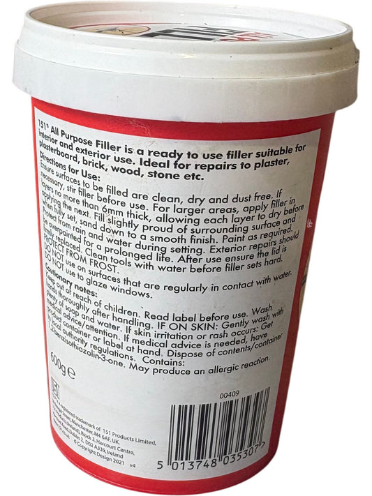 151 | All Purpose Filler | Ready Mixed | 600g