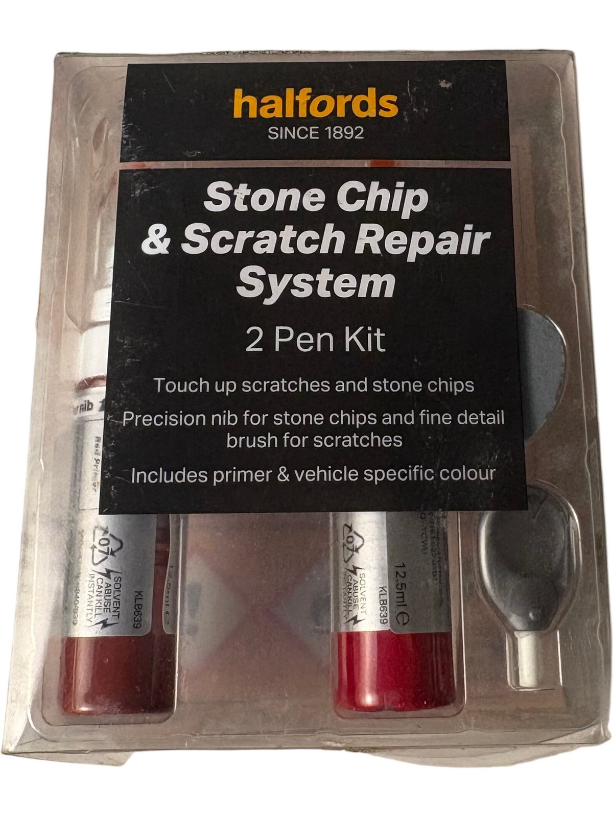 Halfords Stone Chip & Scratch Repair System 2 Pen Kit