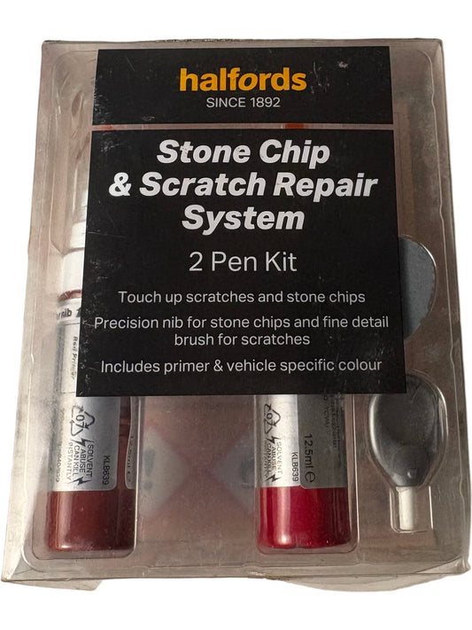 Halfords Stone Chip & Scratch Repair System 2 Pen Kit