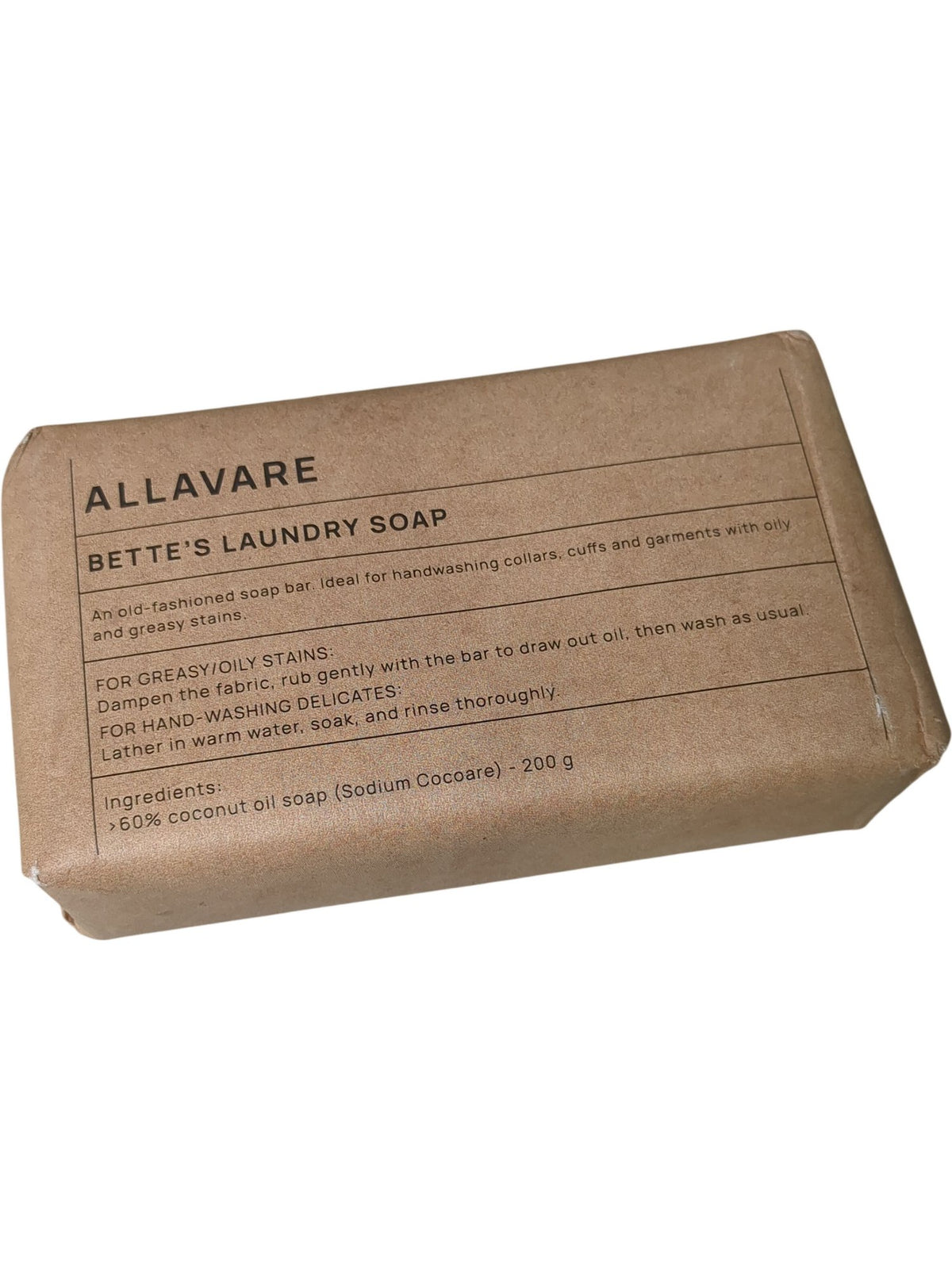 Allavare | Bette's Laundry Soap | 200g