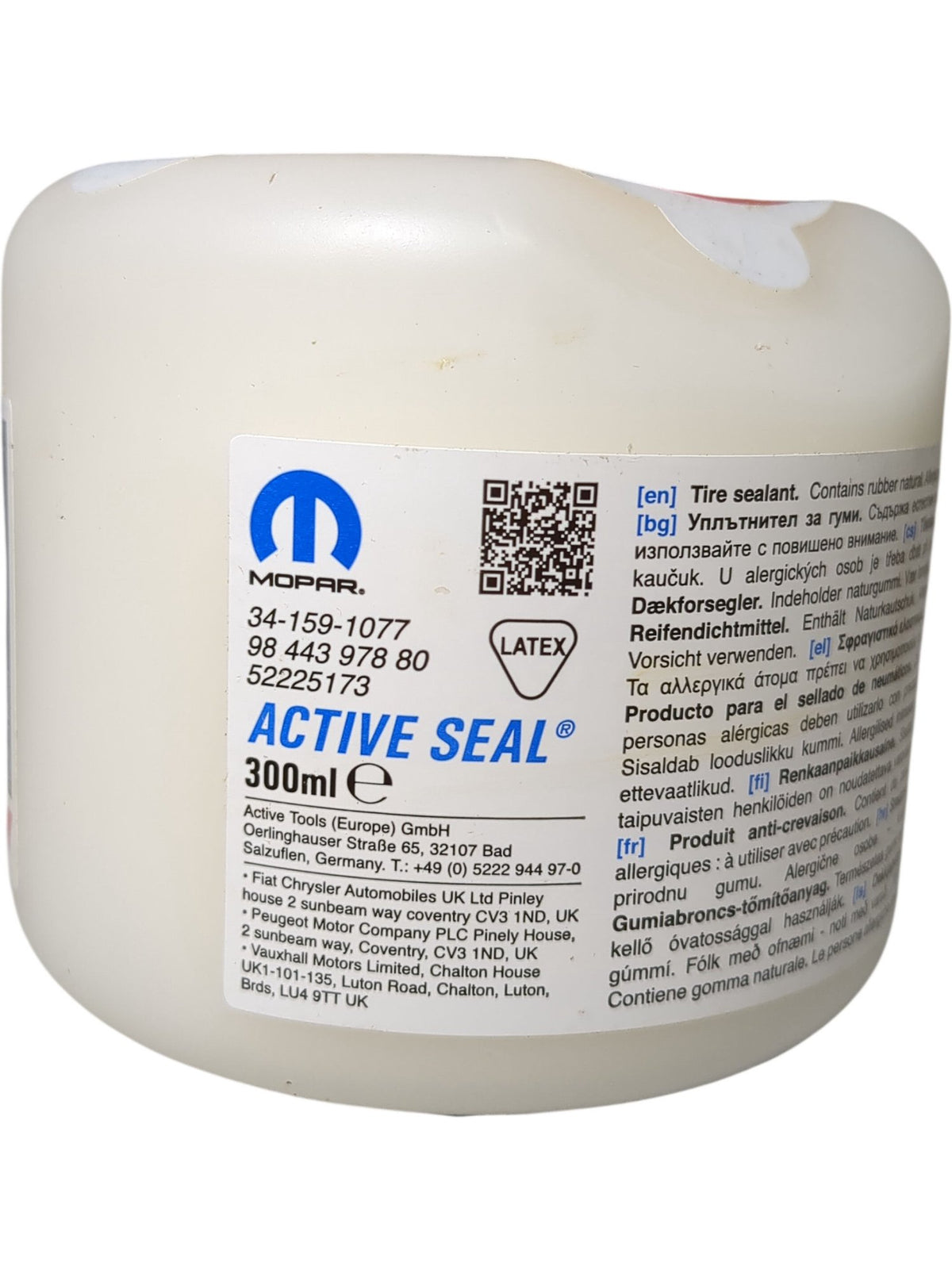 Mopar | Active Seal Tire Sealant | 34-159-1077 | 300ml