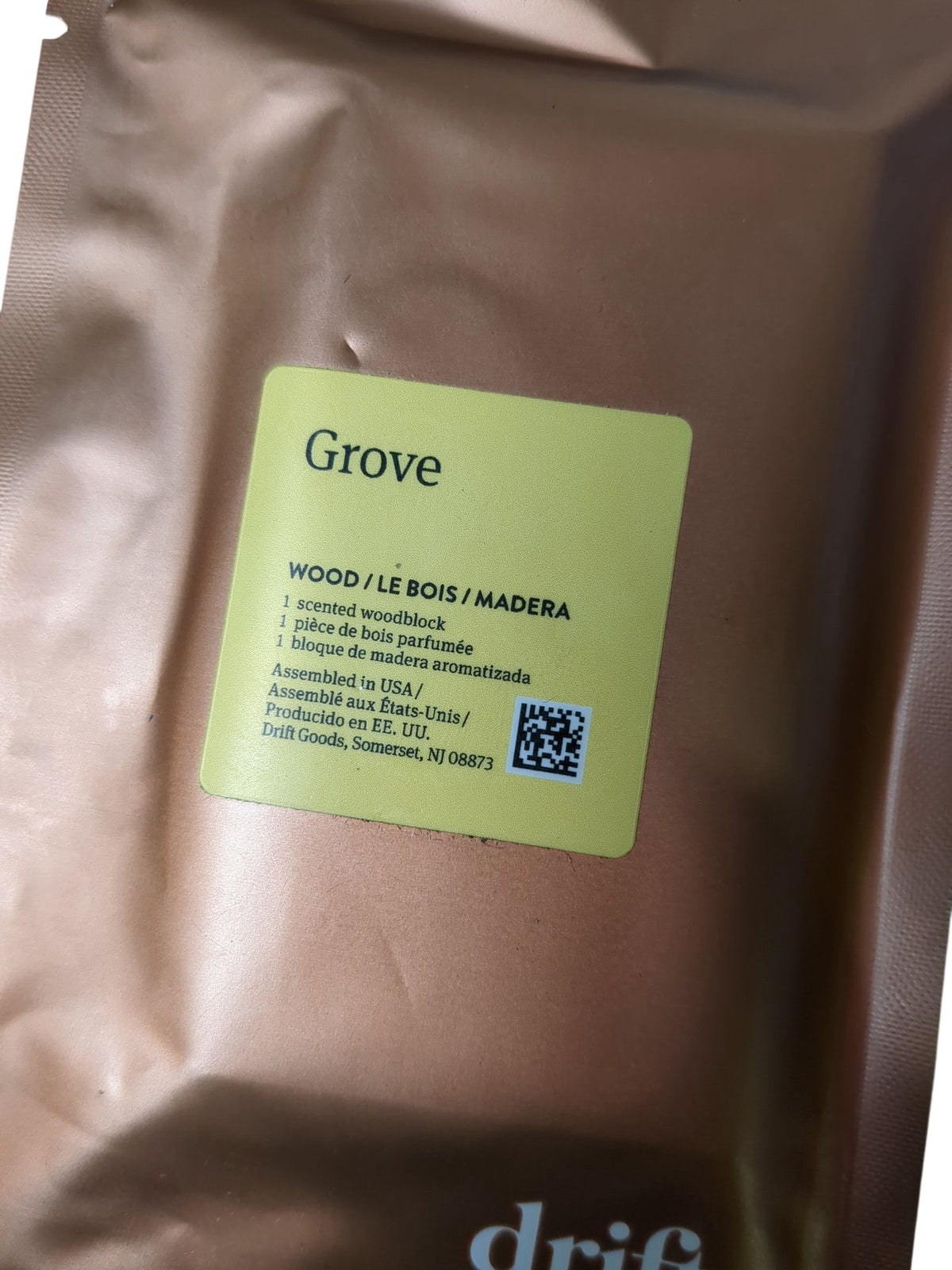 Drift | Scented Woodblock | Grove