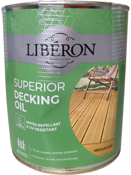 Liberon | Superior Decking Oil | Medium Oak | 2.5L