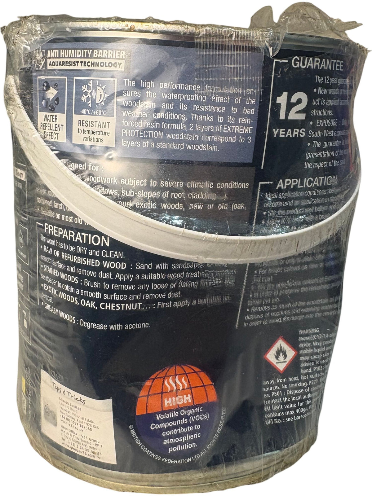 V33 Woodstain Extreme Protection Teak Satin 2.5L