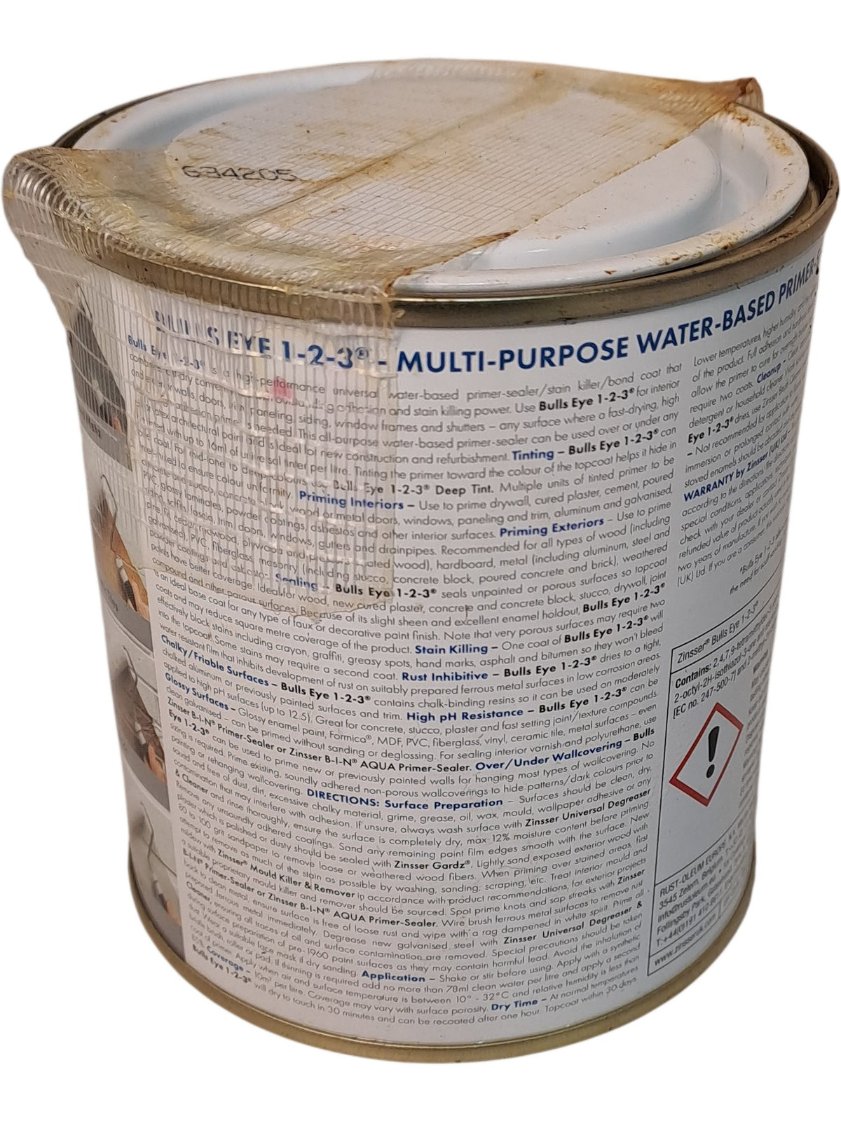 Zinsser | Bulls Eye 1-2-3 Multi-Purpose Primer-Sealer | 500ml