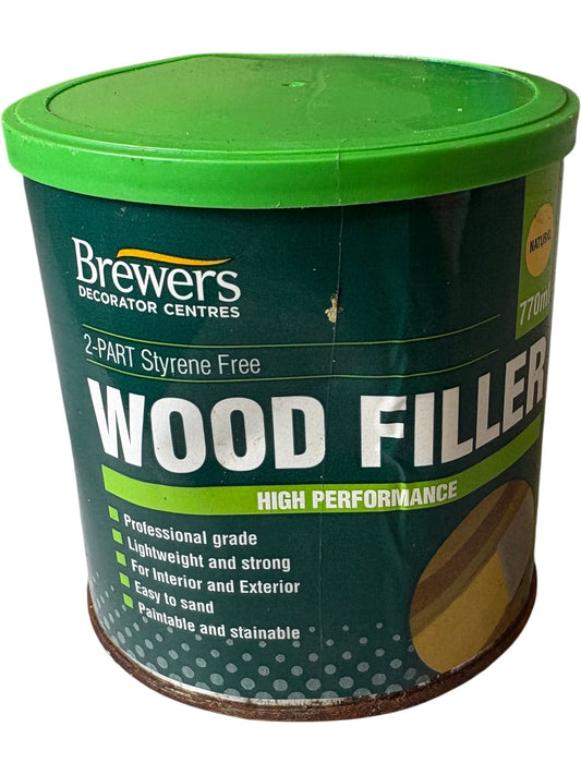 Brewers Wood Filler 2-Part Styrene Free 770ml
