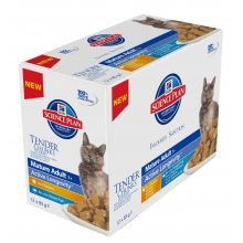 Hill's Science Plan Mature Adult Pouches - Fish Selection (48 X 85g)