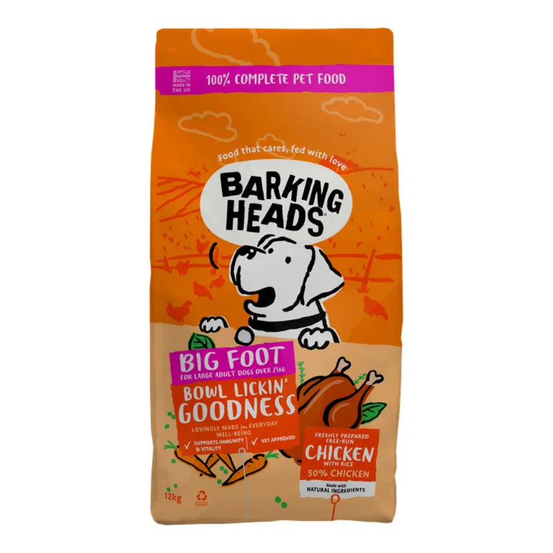 Barking Heads | Big Foot | Chicken with Rice | 12kg