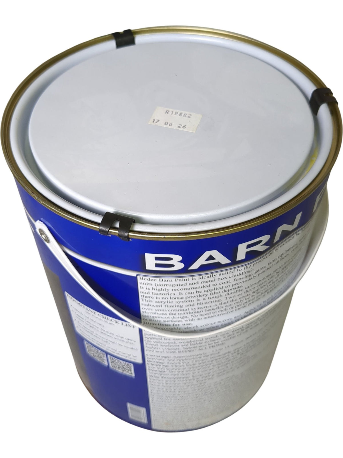 Bedec | Acrylic Exterior Barn Paint | Black | 5L