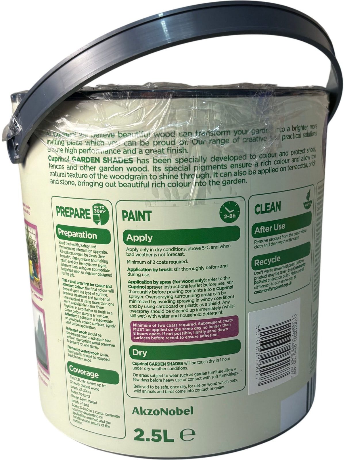 Cuprinol Garden Shades Black Ash 2.5L