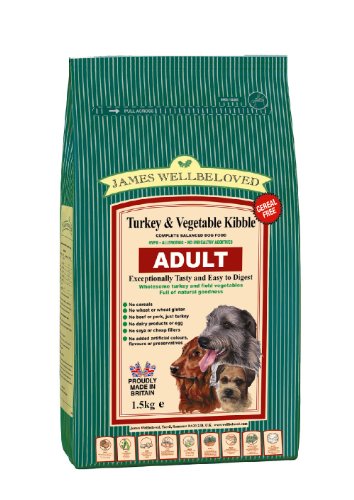 James Wellbeloved Adult Hypoallergenic Grain-Free - Turkey & Vegetable - 1.5kg