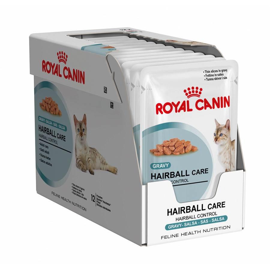 Royal Canin Hairball Care in Gravy Wet Cat Food - Maintains Ideal Weight 12 Pack