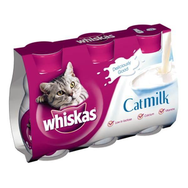 Whiskas Cat Kitten Milk Bottle, 3 X 200ml