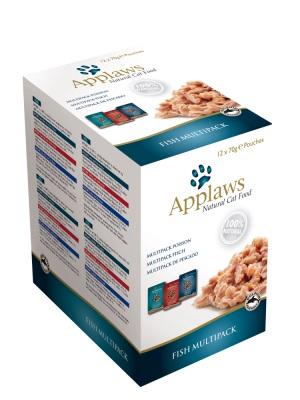 Applaws Cat Pouch Fish Multi Pack 12x70g