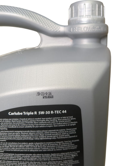 Carlube | R-Tec 44 Fully Synthetic Motor Oil | 5W-30 | 5L
